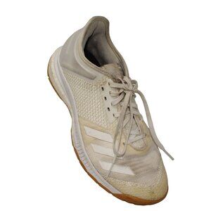 Adidas Womens Sz 7 Crazyflight X 3 D97831 White Gum Running Shoes Sneakers